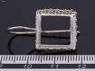 תמונה של עגיל כסף תחרה  ריבוע  14X14 מ"מ (גרם)