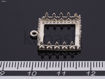 תמונה של תליון תחרה כסף ריבוע 12X12 מ"מ (גרם)