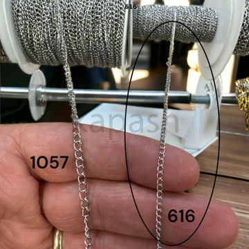 תמונה של נטו! שרשרת סטיינלס סטיל הארכה עדינה 2 מ"מ רוחב (מטר)