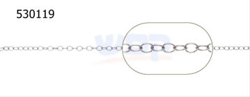 תמונה של שרשרת כסף לולאות קטנות (גרם)