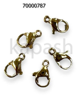 תמונה של 5pcs 10mm Golden Stainless steel clasp