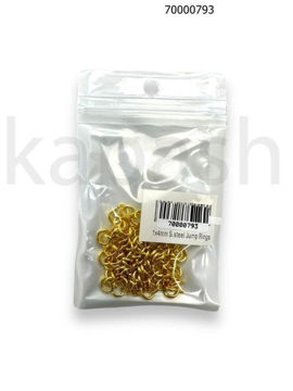 תמונה של 1X4mm Golden Stainless Steel jump rings