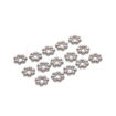 תמונה של 15PCS חרוז סטיינלס סטיל חוצץ פרח 6 מ"מ